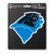 Carolina Panthers State Shape Decal "Panther" Logo - Shape of Carolinas Black & Blue