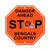 Cincinnati Bengals Sign 12x12 Plastic Stop Sign
