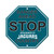 Jacksonville Jaguars Sign 12x12 Plastic Stop Sign