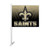 New Orleans Saints Car Flag Ombre