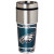 Philadelphia Eagles 16  oz. Stainless Steel Travel Tumbler Metallic Graphics