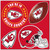 Kansas City Chiefs 4 Piece Magnet Set