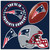 New England Patriots 4 Piece Magnet Set