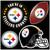 Pittsburgh Steelers 4 Piece Magnet Set
