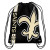 New Orleans Saints Drawstring Backpack