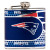 New England Patriots Stainless Steel 6 oz. Flask with Metallic Graphics