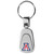 Arizona Wildcats Steel Teardop Key Chain