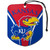 Kansas Jayhawks Air Freshener 2-pk "Jayhawk" Logo & Wordmark