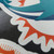 Miami Dolphins Decal 3-pk 3 Various Logos / Wordmark Aqua