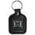 Hawaii Warriors Square Leatherette Key Chain