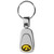 Iowa Hawkeyes Steel Teardop Key Chain