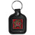 Maryland Terrapins Square Leatherette Key Chain