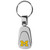 Michigan Wolverines Steel Teardop Key Chain