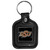 Oklahoma St. Cowboys Square Leatherette Key Chain