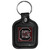 S. Carolina Gamecocks Square Leatherette Key Chain