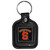 Syracuse Orange Square Leatherette Key Chain