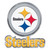 Pittsburgh Steelers Embossed Color Emblem 2 "Circular Steelers" Primary Logo & Wordmark Multi Color