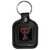 Texas Tech Raiders Square Leatherette Key Chain
