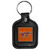 Virginia Tech Hokies Square Leatherette Key Chain