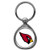 Arizona Cardinals Chrome Key Chain