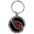 Arizona Cardinals Carved Metal Key Chain