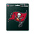 Tampa Bay Buccaneers 3D Decal Pirate Flag Primary Logo Pewter