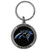 Carolina Panthers Carved Metal Key Chain