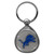 Detroit Lions Chrome Key Chain