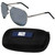 Indianapolis Colts Aviator Sunglasses and Zippered Carrying Case