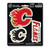 Calgary Flames Decal 3-pk 3 Various Logos / Wordmark