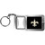 New Orleans Saints Flashlight Key Chain with Bottle Opener