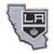 Los Angeles Kings Embossed State Emblem "Kings" Primary Logo / Shape of California