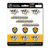 Nashville Predators Mini Decal 12-pk 12 Various Logos / Wordmark