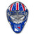 New York Rangers Embossed Helmet Emblem Hockey Mask with Primary Logo