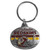 Washington Commanders Oval Carved Metal Key Chain