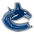 Vancouver Canucks Embossed Color Emblem "Jumping Orca" Logo