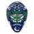 Vancouver Canucks Embossed Helmet Emblem Hockey Mask with Primary Logo