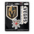 Vegas Golden Knights Decal 3-pk 3 Various Logos / Wordmark