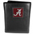 Alabama Crimson Tide Deluxe Leather Tri-fold Wallet Packaged in Gift Box