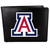 Arizona Wildcats Leather Bi-fold Wallet, Large Logo