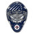 Winnipeg Jets Embossed Helmet Emblem Hockey Mask with Primary Logo