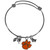 Clemson Tigers Charm Bangle Bracelet