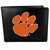 Clemson Tigers Leather Bi-fold Wallet, Large Logo