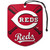 Cincinnati Reds Air Freshener 2-pk "C REDS" Primary Logo & Wordmark