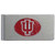 Indiana Hoosiers Brushed Metal Money Clip