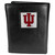 Indiana Hoosiers Deluxe Leather Tri-fold Wallet Packaged in Gift Box