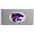 Kansas St. Wildcats Brushed Metal Money Clip