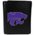 Kansas St. Wildcats Leather Tri-fold Wallet, Large Logo