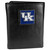 Kentucky Wildcats Deluxe Leather Tri-fold Wallet Packaged in Gift Box
