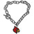 Louisville Cardinals Charm Chain Bracelet